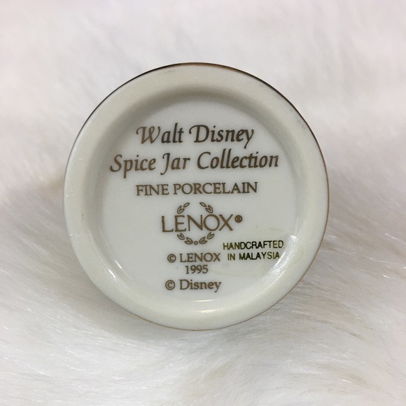 LENOX Vtg Disney Spice Jar Collection 1995 Goofy Porcelain Spice Jar Horseradish - Picture 4 of 7